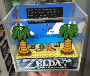 Zelda Links Awakening Cubic Diorama