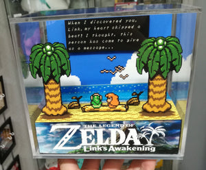 Zelda Links Awakening Cubic Diorama