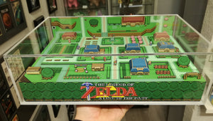 Zelda A Link to the Past Kakariko Mega Cube Diorama