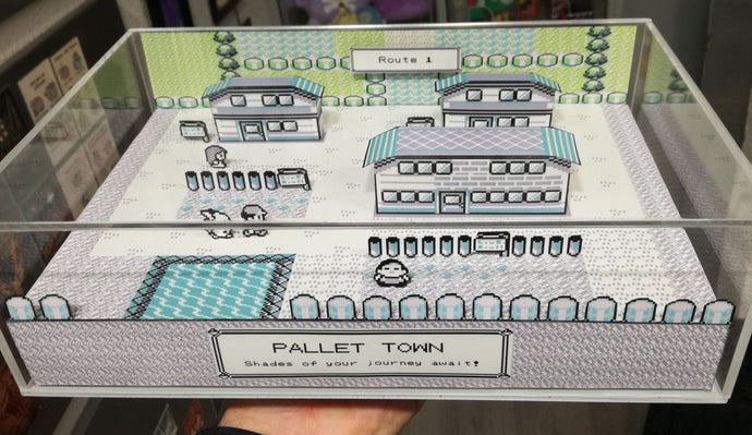 Pokemon Pallet Town Mega Cube Diorama