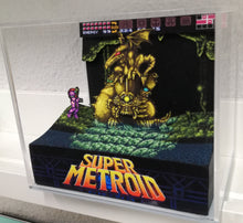 Load image into Gallery viewer, Super Metroid Golden Statue Cubic Diorama