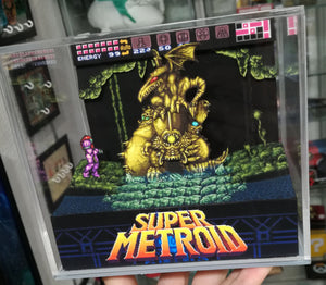 Super Metroid Golden Statue Cubic Diorama