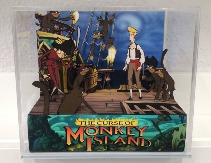 Monkey Island 3 The Sea Cucumber Cubic Diorama