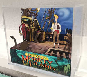 Monkey Island 3 The Sea Cucumber Cubic Diorama