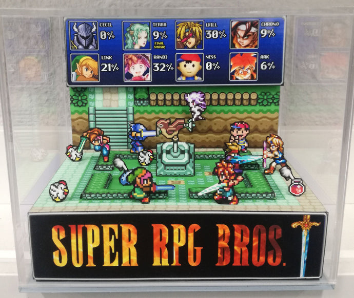 Super RPG Bros. Cubic Diorama