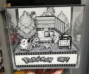 Pokemon Snap Game Boy Cubic Diorama