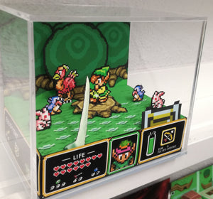 Zelda A Link to the Past First Person Cubic Diorama