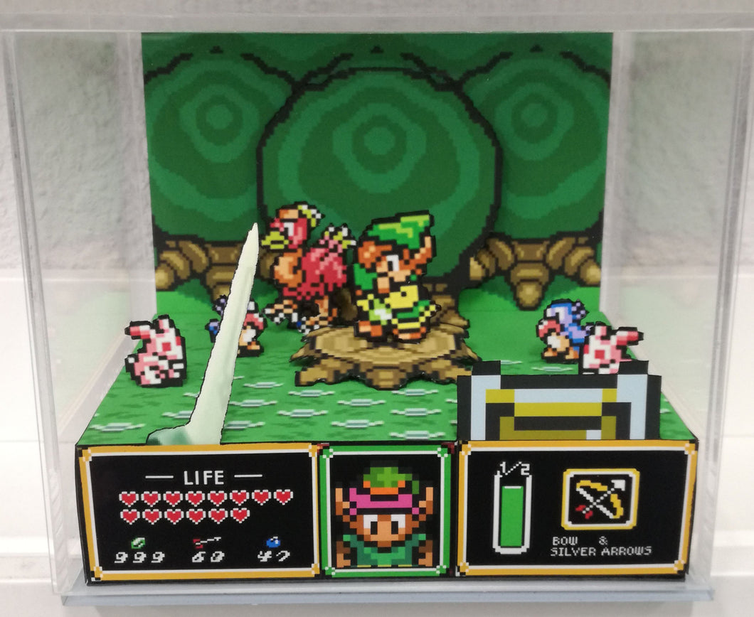 Zelda A Link to the Past First Person Cubic Diorama