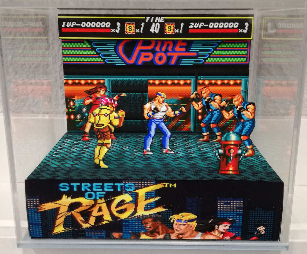 Streets of Rage Cubic Diorama