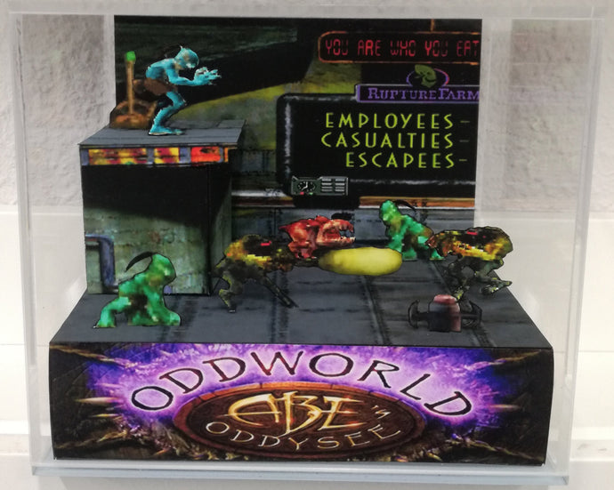 Abe´s Oddysee Cubic Diorama