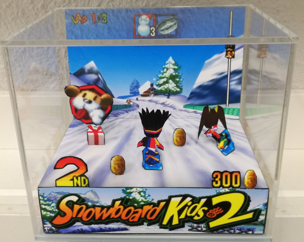 Snowboard Kids 2 Cubic Diorama