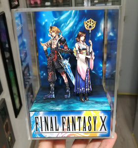 Final Fantasy X Tidus and Yuna Cubic Diorama