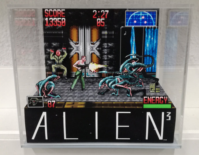 Alien 3 Cubic Diorama