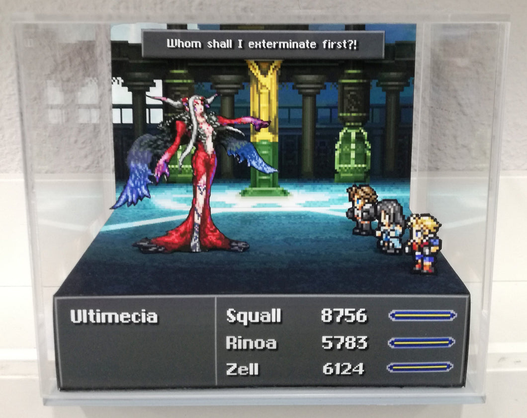 Final Fantasy VIII SNES Cubic Diorama