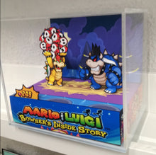 Load image into Gallery viewer, Mario &amp; Luigi: Bowser&#39;s Inside Story Cubic Diorama