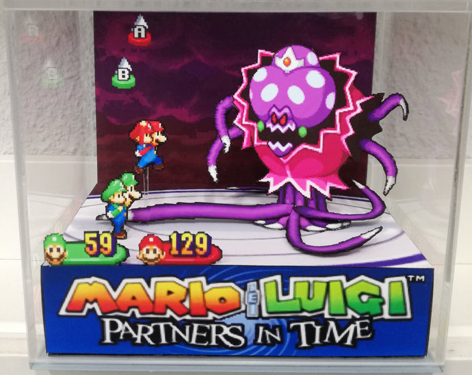 Mario & Luigi: Partners in Time Cubic Diorama