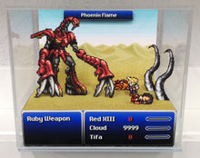 Load image into Gallery viewer, Final Fantasy VII SNES Ruby Weapon Cubic Diorama