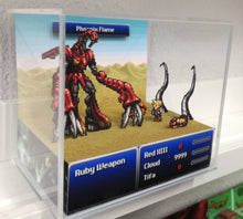 Load image into Gallery viewer, Final Fantasy VII SNES Ruby Weapon Cubic Diorama