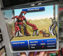 Load image into Gallery viewer, Final Fantasy VII SNES Ruby Weapon Cubic Diorama