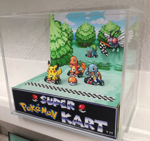 Super Pokemon Kart Cubic Diorama