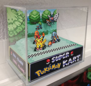 Super Pokemon Kart Cubic Diorama