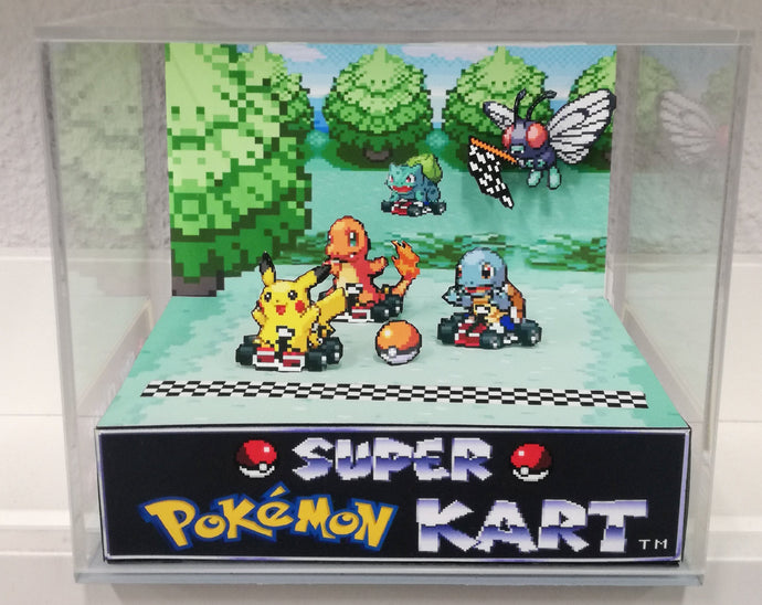 Super Pokemon Kart Cubic Diorama