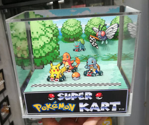 Super Pokemon Kart Cubic Diorama