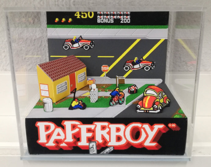 Paperboy Cubic Diorama