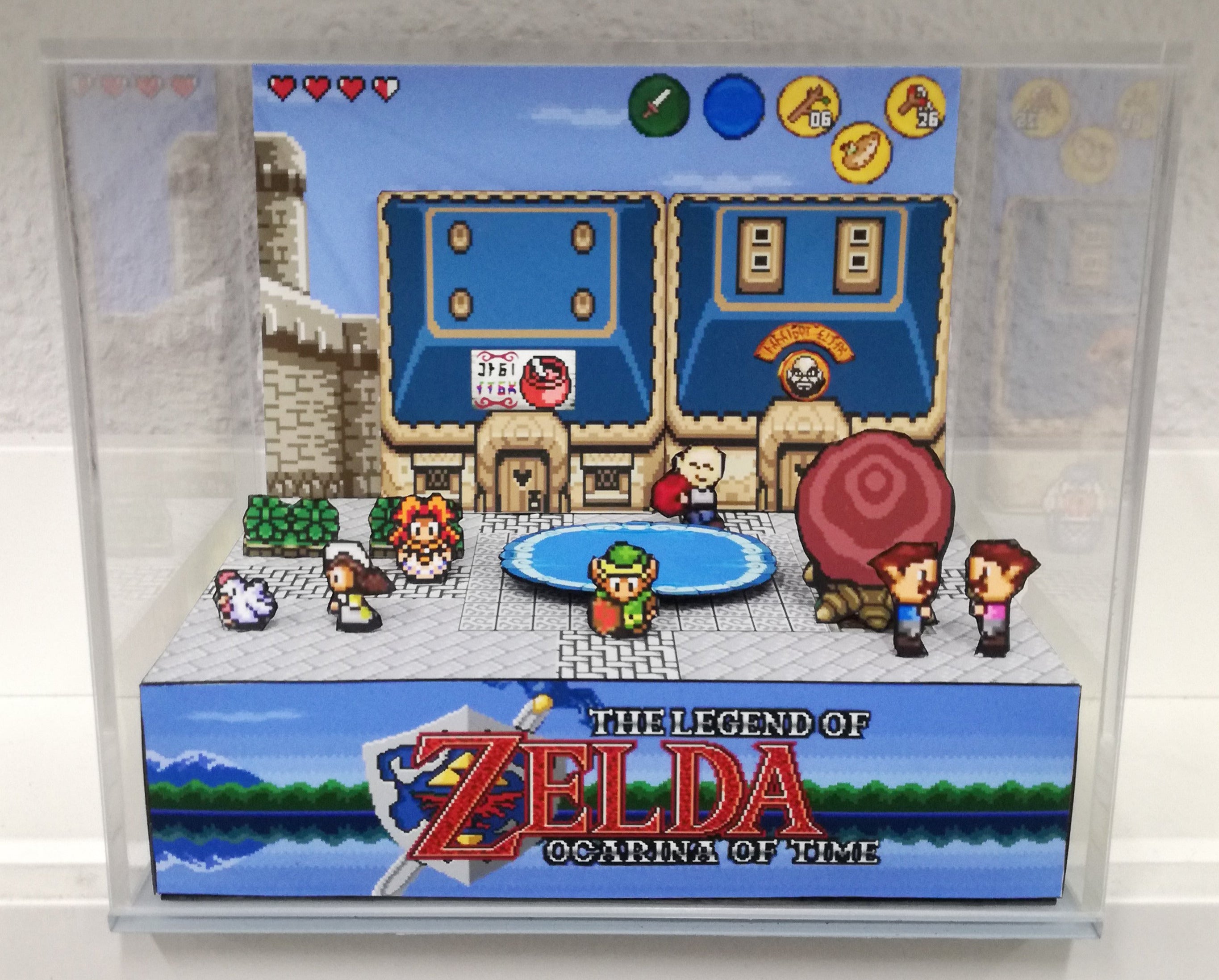 Legend of Zelda Funko pop! diorama . Link funko pop