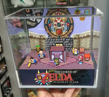 Load image into Gallery viewer, Zelda Majoras Mask SNES Cubic Diorama