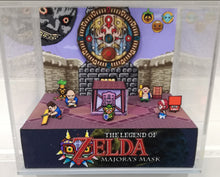 Load image into Gallery viewer, Zelda Majoras Mask SNES Cubic Diorama