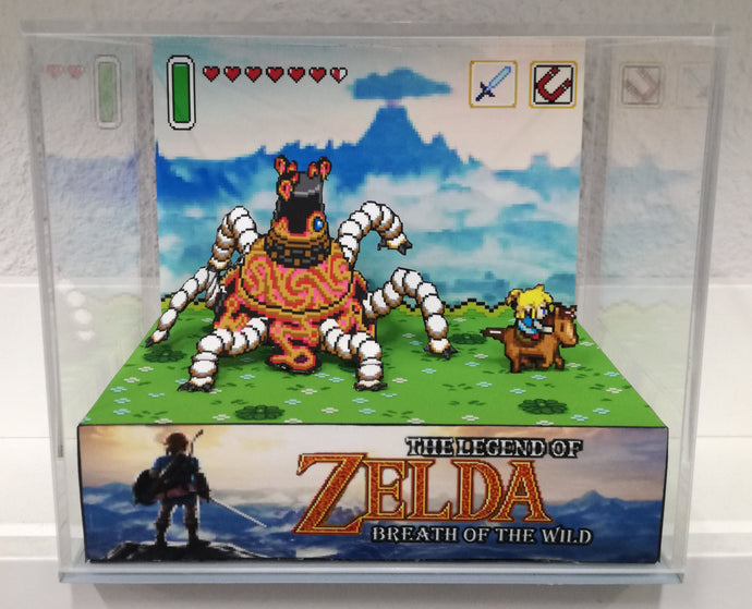 Zelda Breath of the Wild SNES Cubic Diorama