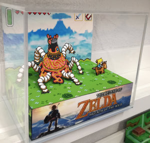 Zelda Breath of the Wild SNES Cubic Diorama