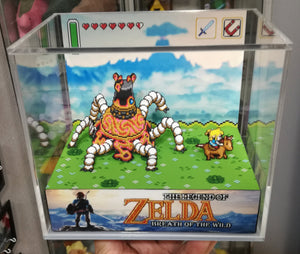 Zelda Breath of the Wild SNES Cubic Diorama