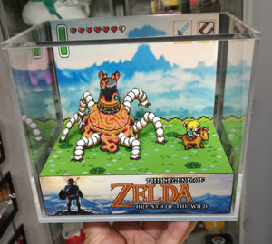 Zelda Breath of the Wild SNES Cubic Diorama