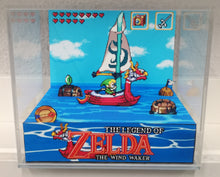 Load image into Gallery viewer, Zelda Wind Waker SNES Cubic Diorama