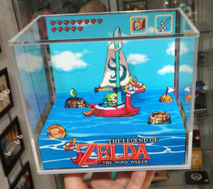 Zelda Wind Waker SNES Cubic Diorama