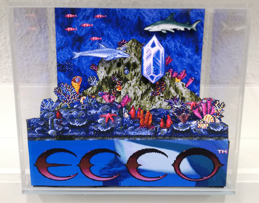 Ecco the Dolphin Cubic Diorama