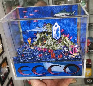 Ecco the Dolphin Cubic Diorama