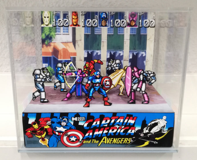 Captain America and the Avengers Arcade Cubic Diorama