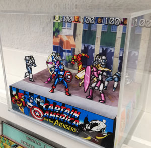 Captain America and the Avengers Arcade Cubic Diorama