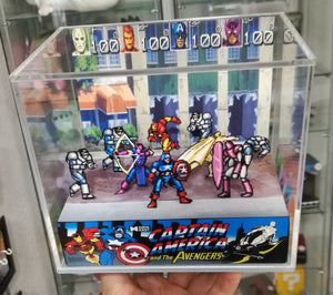 Captain America and the Avengers Arcade Cubic Diorama