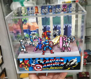 Captain America and the Avengers Arcade Cubic Diorama