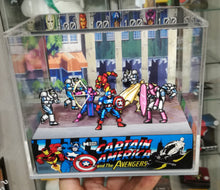 Load image into Gallery viewer, Captain America and the Avengers Arcade Cubic Diorama