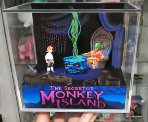 Monkey Island Voodoo Lady Cubic Diorama