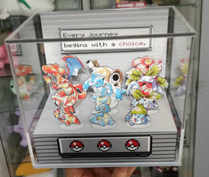 Pokemon Blue/Red Evolutions B Cubic Diorama