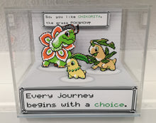 Load image into Gallery viewer, Pokemon Evolution Chikorita Cubic Diorama