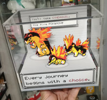 Load image into Gallery viewer, Pokemon Evolution Cyndaquil Cubic Diorama