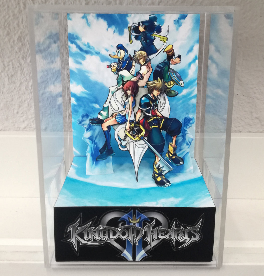 Kingdom Hearts 2 Cover Cubic Diorama