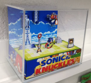 Sonic & Knuckles Sky Sanctuary Cubic Diorama